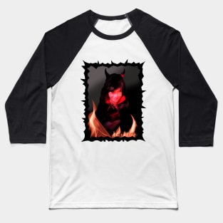 Halloween night devil Baseball T-Shirt